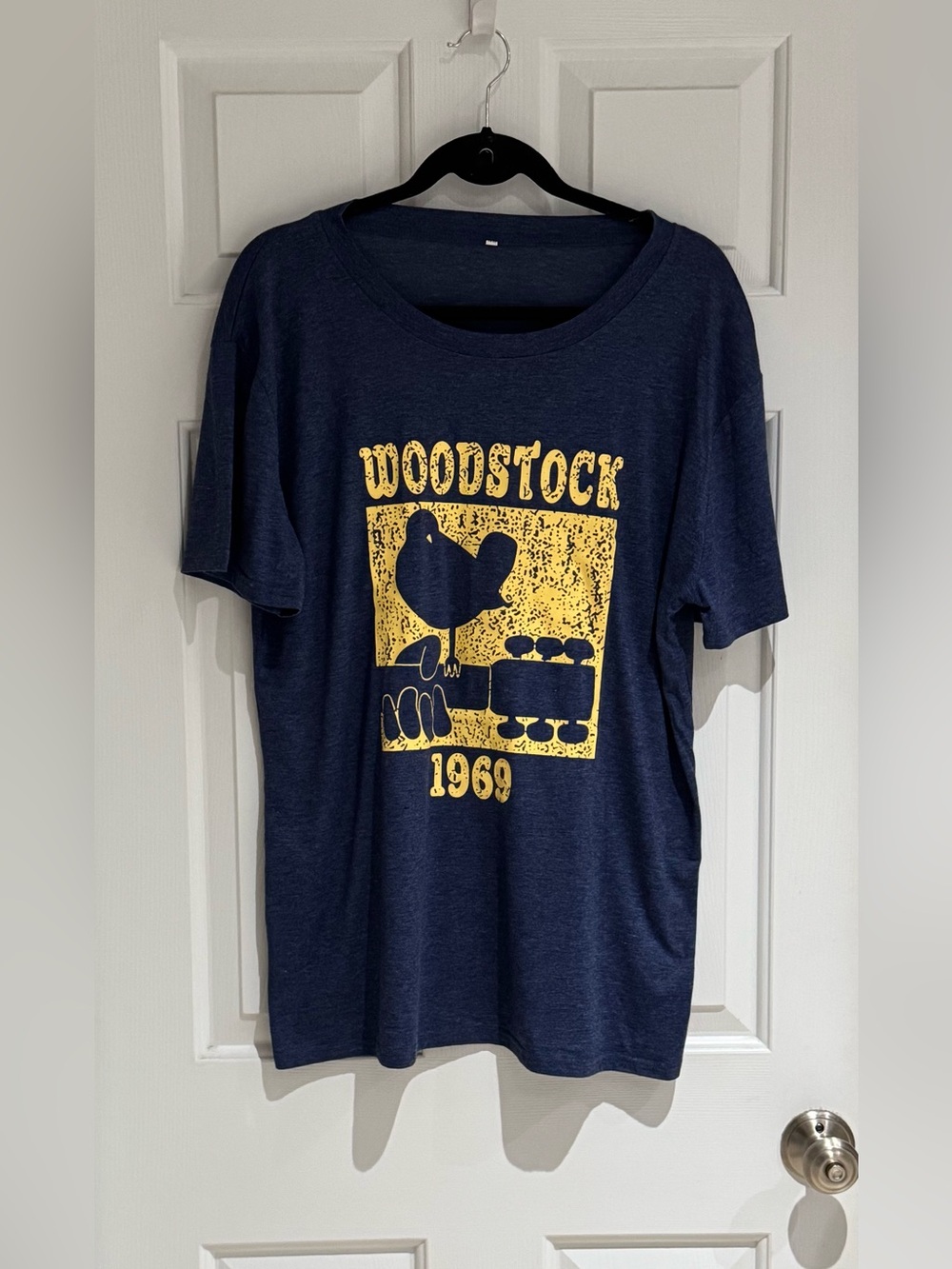 Woodstock 1969 Women's Blue T-Shirt